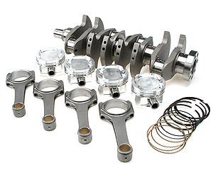 Eagle Chevy 350 1Pc 3.750in Crank 5.700in H-Beam -10cc 4.030in Pistons Rotating Assembly