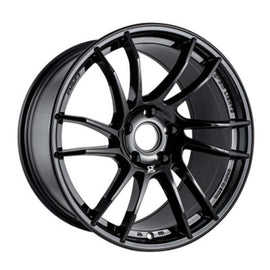 Gram Lights 57XR 18x9.5 +38 5x114.3 Glossy Black Wheel (Minimum Order Qty 20)