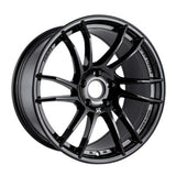 Gram Lights 57XR 18x9.5 +38 5x114.3 Glossy Black Wheel (Minimum Order Qty 20)