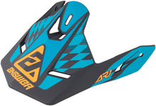 Load image into Gallery viewer, Answer AR1 Sweep Visor Black/Astana/Hyper Orange - Youth