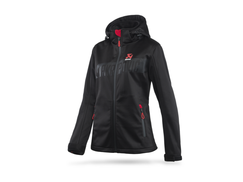 Akrapovic Womens Corpo Softshell Jacket Black - L