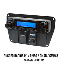 Load image into Gallery viewer, Rugged Radios Multi Mount Insert/Standalone Mount for M1 - GMR45 - RM60 - RM45 w/ Rocker Switches