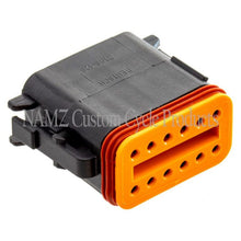 Load image into Gallery viewer, NAMZ Deutsch DT Series 12-Wire Plug &amp; Wedgelock - Black (HD 72119-94BK)