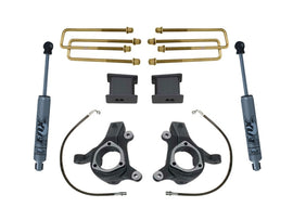 MaxTrac 07-16 GM C1500 2WD w/Cast Steel Susp. 3in/1in Spindle Lift Kit w/FOX Shocks