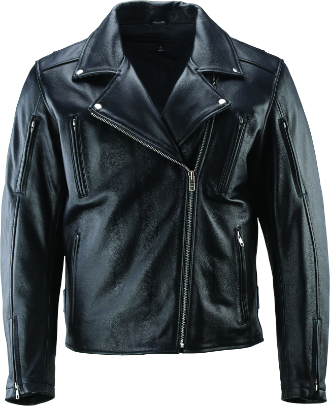 Kuryakyn Leather By River Road Ironclad Classic Leather Jacket Black - Small