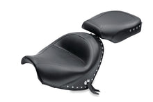 Load image into Gallery viewer, Mustang 05-08 Suzuki Boulevard C50,05-08 C50T,01-04 VL800 Volusia Touring 2PC Seat w/Studs - Black