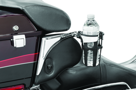 Kuryakyn Reflex Drink Holder Right Side HD Touring Passenger Mount 96-13 Chrome