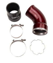 Wehrli 06-10 Duramax LBZ/LMM Intercooler Outlet Elbow Kit - Orange Frost
