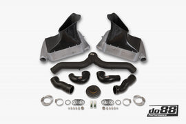 do88 07-09 Porsche 911 Turbo/GT2 (997.1) BigPack Intercooler Kit w/Black Pipe