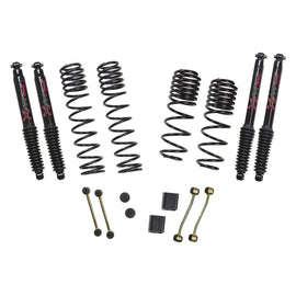 Skyjacker 21-23 Jeep Wrangler 4XE (JL) 4 Door Long Travel 2.5in Coil System w/ Black MAX Shocks