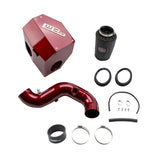 Wehrli 13-18 Chevrolet 6.7L Cummins 4in Intake Kit - WCFab Red