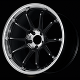 Advan RZ-DF2 19x9.5 / +44 Offset / 5x114.3 / 73mm Bore / Diamond Cut and Racing Titanium Black