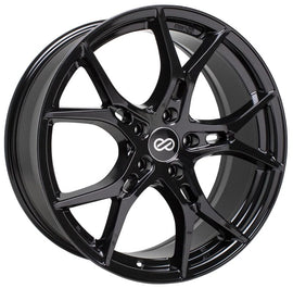 Enkei Vulcan 17x7.5 45mm Offset 5x100 Bolt 72.6mm Bore Gloss Black Wheel