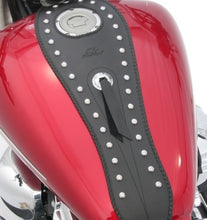 Load image into Gallery viewer, Mustang 07-17 Yamaha V-Star 1200, V-Star 1300 Tourer, V-Star 1300 Deluxe Tank Bib w/Studs- Black