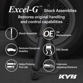 KYB 13-19 Cadillac ATS (Exc. Elect. Susp.) Excel-G Shock Assembly - Rear Left