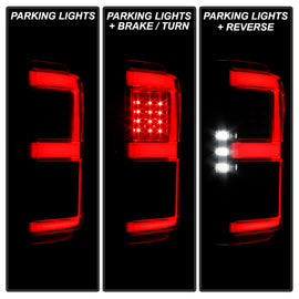 Spyder 18-20 Ford F150 w/ Rear Blind Spot LED Tail Lights - Black (ALT-YD-FF15018BS-LED-BK)