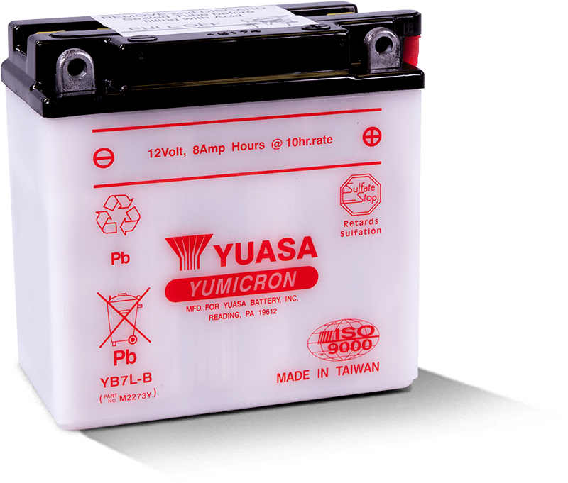 Yuasa YB7L-B Yumicron 12-Volt Battery