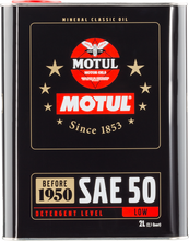 Load image into Gallery viewer, Motul Classic SAE 50 Oil - 2L