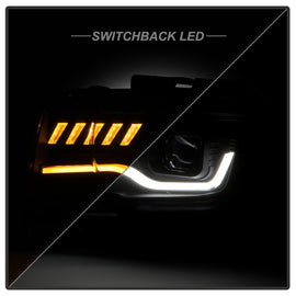 Spyder 10-13 Chevy Camaro Halogen Model Only - Black (PRO-YD-CCAM2010SI-SEQ-BK)