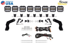 Load image into Gallery viewer, Diode Dynamics 17-24 Can-Am Maverick X3 SS5 Sport CrossLink Roof Lightbar Kit - White Combo