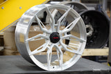 Vossen x Novitec NF11 21x9.5in - 5x114.3 BP - ET38 - Brushed Gloss Clear Ferrari 296 Front Wheel