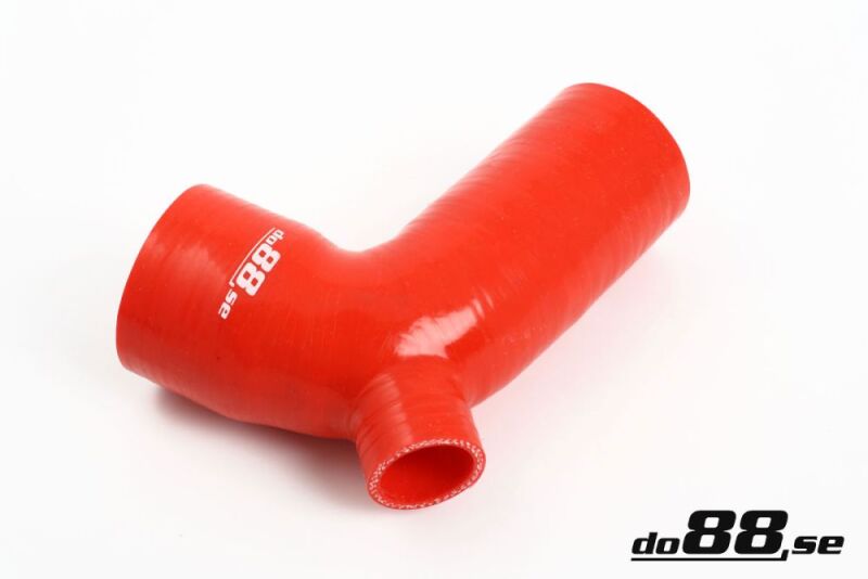 do88 Volvo 850/S70/V70 Intercooler Outlet Hose w/25mm BOV Connection Red