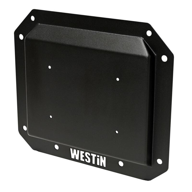 Westin 21-25 Ford Bronco (Excl. Sport) Spare Tire Delete Plate - Tex. Blk