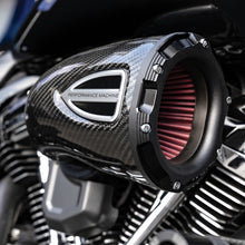 Load image into Gallery viewer, Performance Machine 17-23 Touring, 18-24 107/114/117 CI Softail C4 Series Air Cleaner - CF/Black Ops