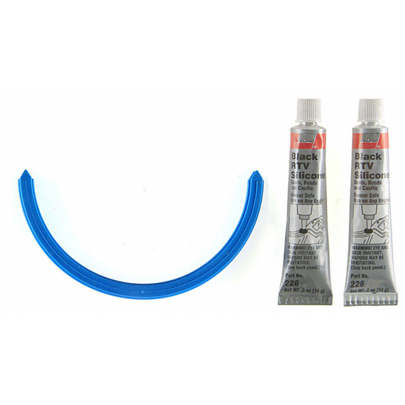 Fel-Pro Ford F-150 Engine Oil Pan Gasket Set RTV Black silicone w/Rubber end seal