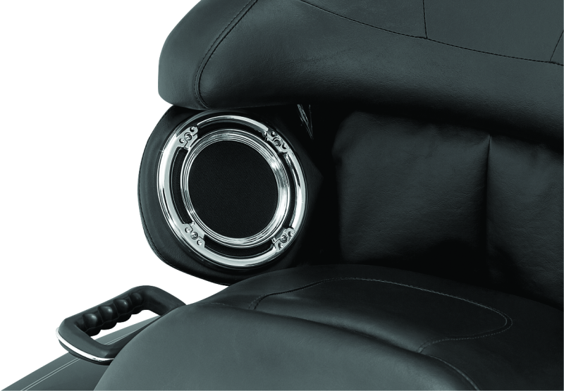 Kuryakyn Rear Speaker Accents For Harley-Davidson Chrome