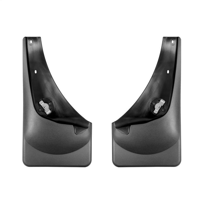 WeatherTech 21-22 Ford Bronco (Bumper Style 1) Front & Rear No Drill Mudflaps - Black