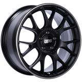 BBS CH-R 19x10 5x130 ET38 CB71.6 Satin Black - 82mm PFS/Clip Req.