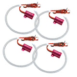 Oracle Chevrolet Camaro Non-RS 14-15 LED Dual Halo Kit Round Style - Red SEE WARRANTY