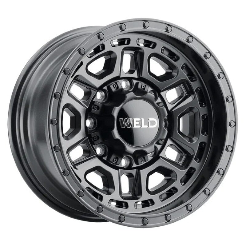 Weld Off-Road Crux 22x10in / 6x135 BP / ET -18 / 106.1mm Bore - Satin Black Wheel