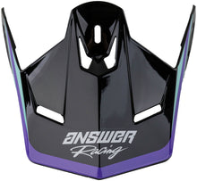 Load image into Gallery viewer, Answer AR1 Vivid Visor Purple/Seafoam - Youth