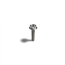 Load image into Gallery viewer, Ticon Industries Titanium Bolt Flanged M6x10x1TP 10mm 6pt Head Drilled