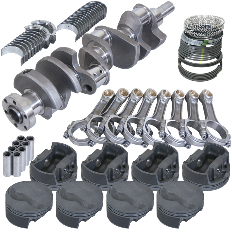 Eagle Ford 289/302 3.400in Crank 5.400in I-Beam Rods -6cc Flat Top 4.125in Pistons Rotating Assembly