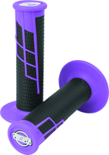 Load image into Gallery viewer, ProTaper Clamp-On 1/2 Waffle Grips - Neon Purple/Black