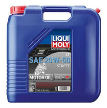 Load image into Gallery viewer, LIQUI MOLY 20L Motorbike 4T SAE 20W50 Street