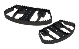 Burly Brand MX Passenger Boards - Black