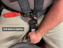 Load image into Gallery viewer, PRP Adjustable Crotch Belt for Latch and Link Harness - 5th Point Only - Black