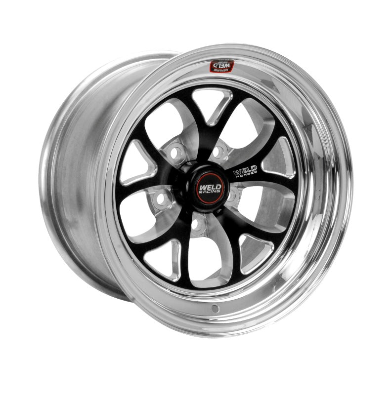 Weld S76 15x10 / 5x120.65 BP / 4.5in. BS -25 ET 3.18 Hub Bore Black Wheel