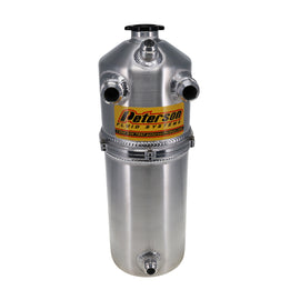 Peterson Fluid Systems Oil Tank L/W 2Pc 2 Gallon Dual Return