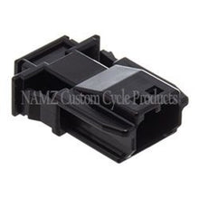 Load image into Gallery viewer, NAMZ JAE MX-1900 2-Position Male Black Pin Housing (HD 72905-11)