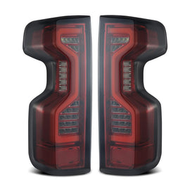 AlphaRex 19-23 Chevrolet Silverado 1500/2500HD/3500HD PRO-Series LED Tail Lights Red Smoke