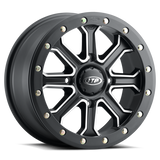 ITP Inertia Beadlock 15x7 / 4x137 BP / 50mm Offset Matte Black w/ Machined Accents Wheel