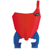 Load image into Gallery viewer, Acerbis 17-21 Honda CRF250R/RX/CRF450R/RX/ 2022 CRF450R-S Raptor Front Number Plate - Red/Blue
