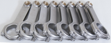 Eagle Chevrolet 4340 Steel H-Beam Connecting Rods 6.535in Length Cap Screw Bushed (Set of 8)