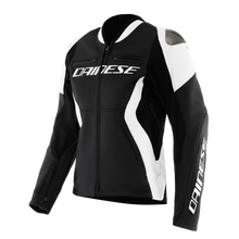 Load image into Gallery viewer, Dainese Racing 5 Leather Jacket Black/White Womens Size - 46