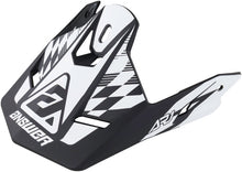 Load image into Gallery viewer, Answer AR1 Sweep Visor Black/White Youth